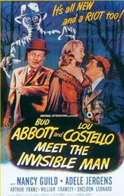 Abbott & Costello Meet the Invisible Man poster