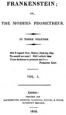 Frankenstein; or the Modern Promethius cover.jpg