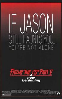 Friday the 13th Part V - A New Beginning poster