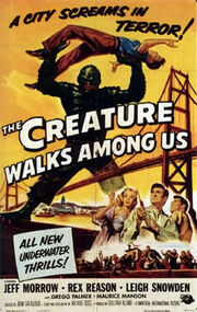 The Creature Walks Among Us poster