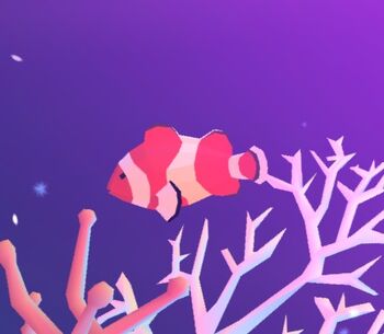 Red clownfish abys