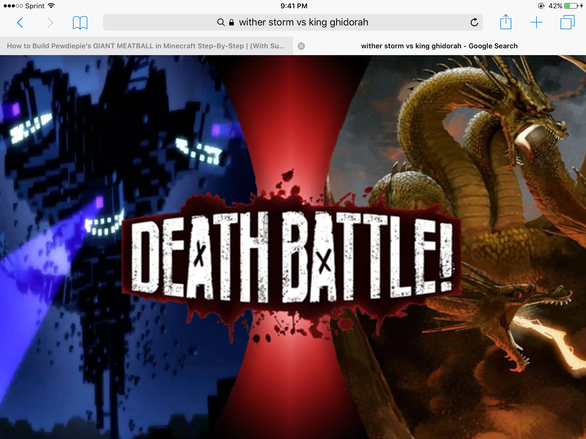 King Ghidorah Vs Wither Storm Fandom