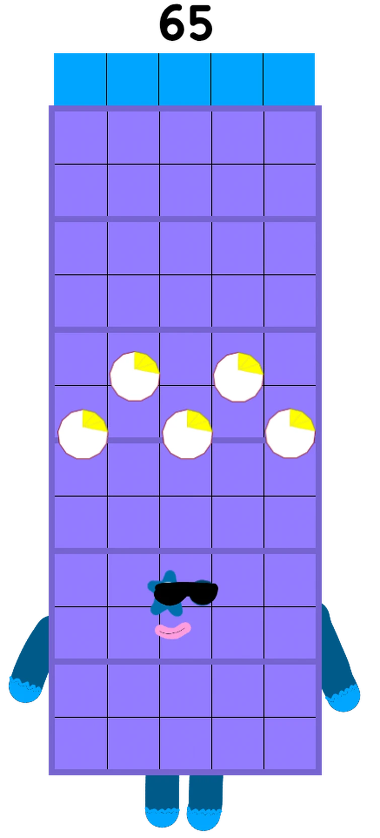 Can y'all redraw my Numberblocks 65? | Fandom