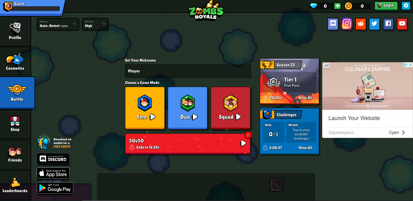 Selling zombs royale account : r/ZombsRoyale