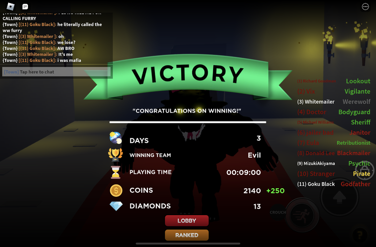 Werewolf Victory - Roblox