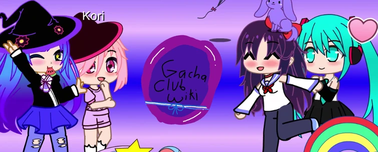 the oc on the left was one of my first characters that i made in gacha club.  she was kind of a test character. the one on the right a redesign that
