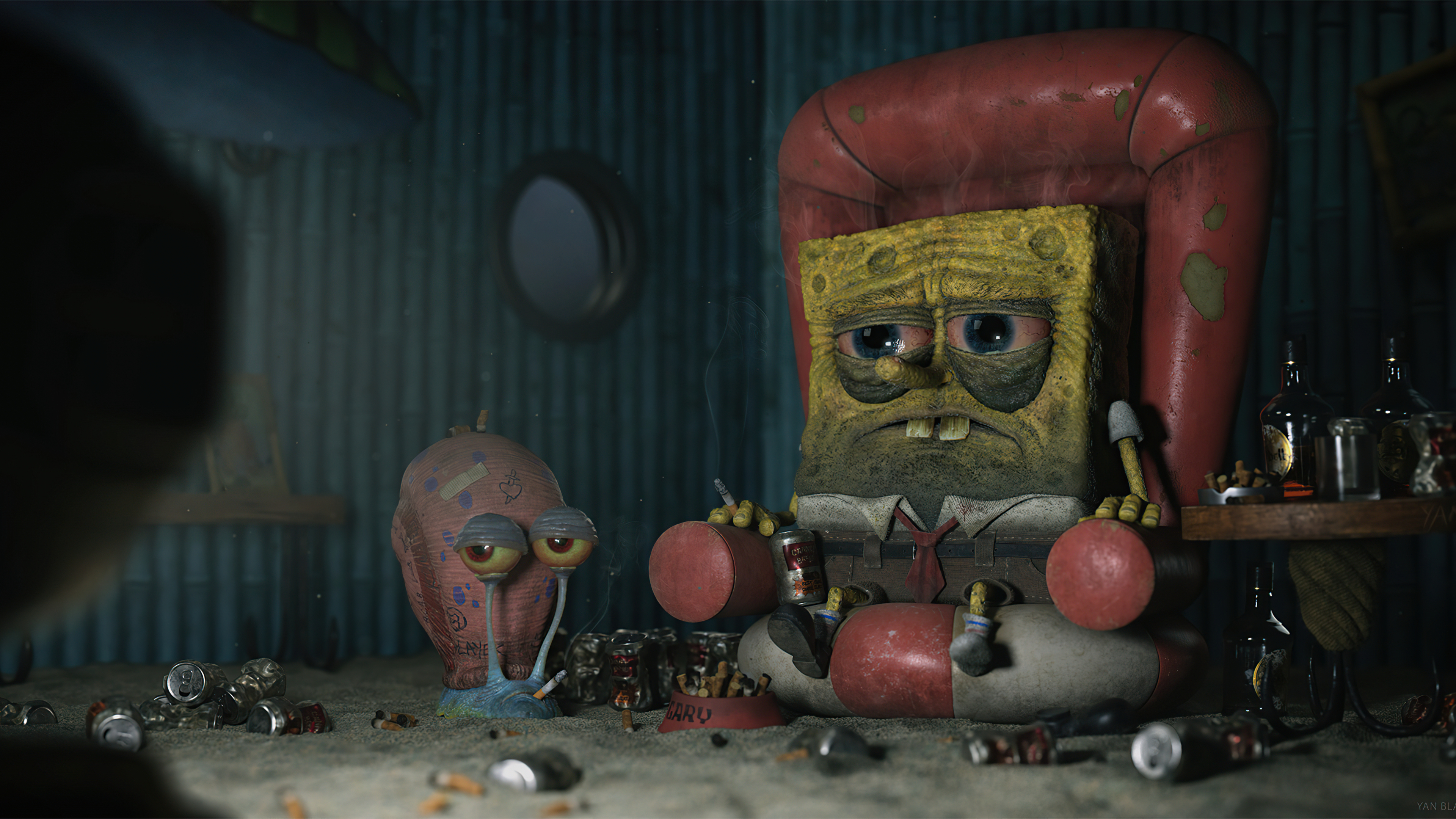realistic spongebob