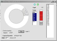 Sensor status indicator