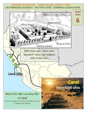 First towns from Sechin to Caral MFHP series 1 sheet 6