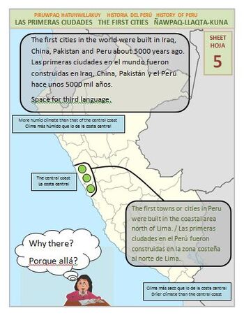 First towns from Sechin to Caral MFHP series 1 sheet 5