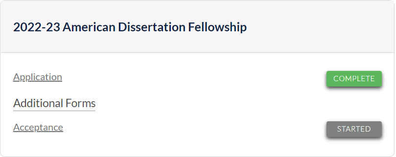 Dissertation Fellow 2021-2022