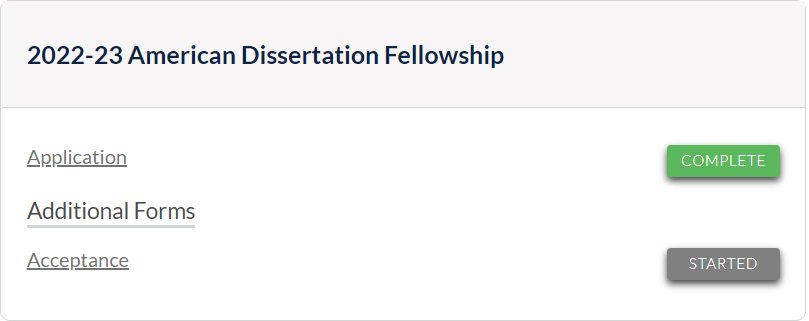dissertation fellowships 2022