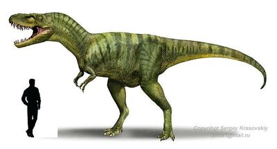 Albertosaurus a escala.jpg