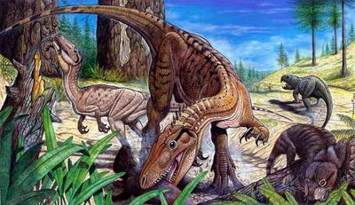 Herrerasaurus triásico