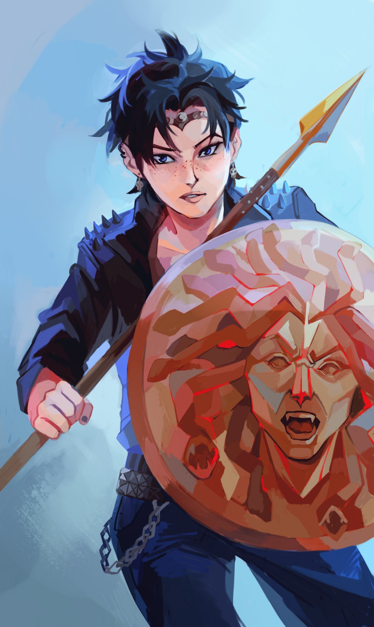 Baby look feminina Camp Half Blood Meio Sangue Percy Jackson