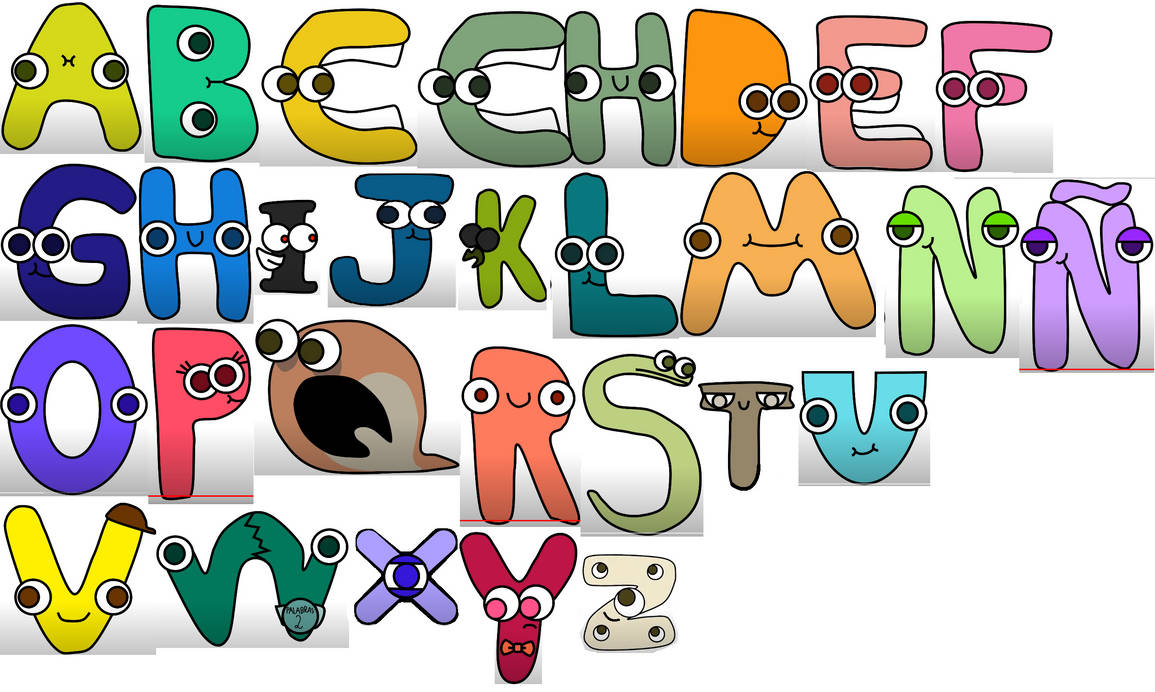 Alphabet lore band (Uppercase Version 1) 