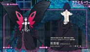 Accel World Anime Character Designs Kuroyukihime 2