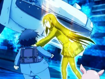 Kuroyukihime salvando a Haru
