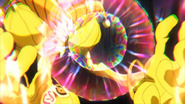 Yellow Radio preparing to use Silly-Go-Round.