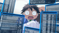 Haruyuki discovering the program.png