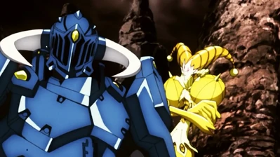 Rey Azul en la reunión con el Rey Amarillo