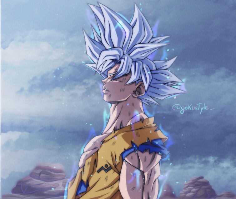 Hey, here's the commission artwork of Goku Mastered Ultra Instinct