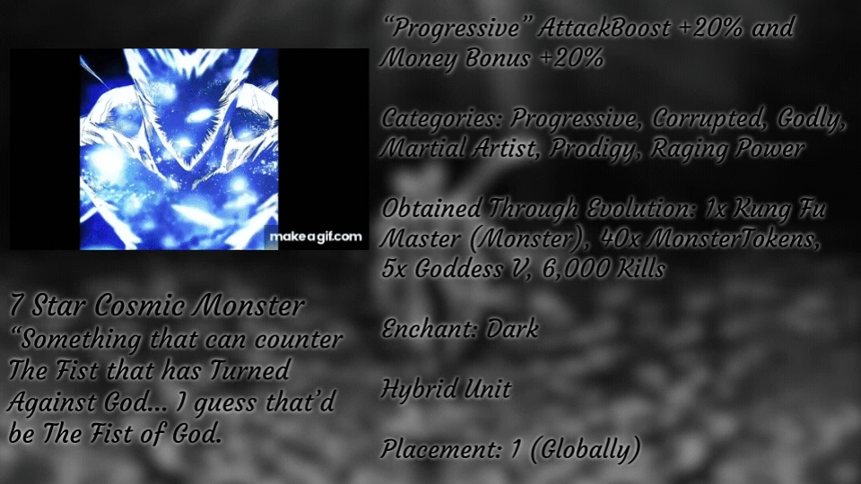 7 Star Cosmic Monster | Fandom