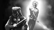 Godot e Dahlia evocata
