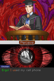 Apollo Justice perceive