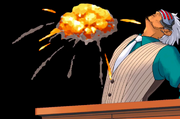 Godot's mask exploding