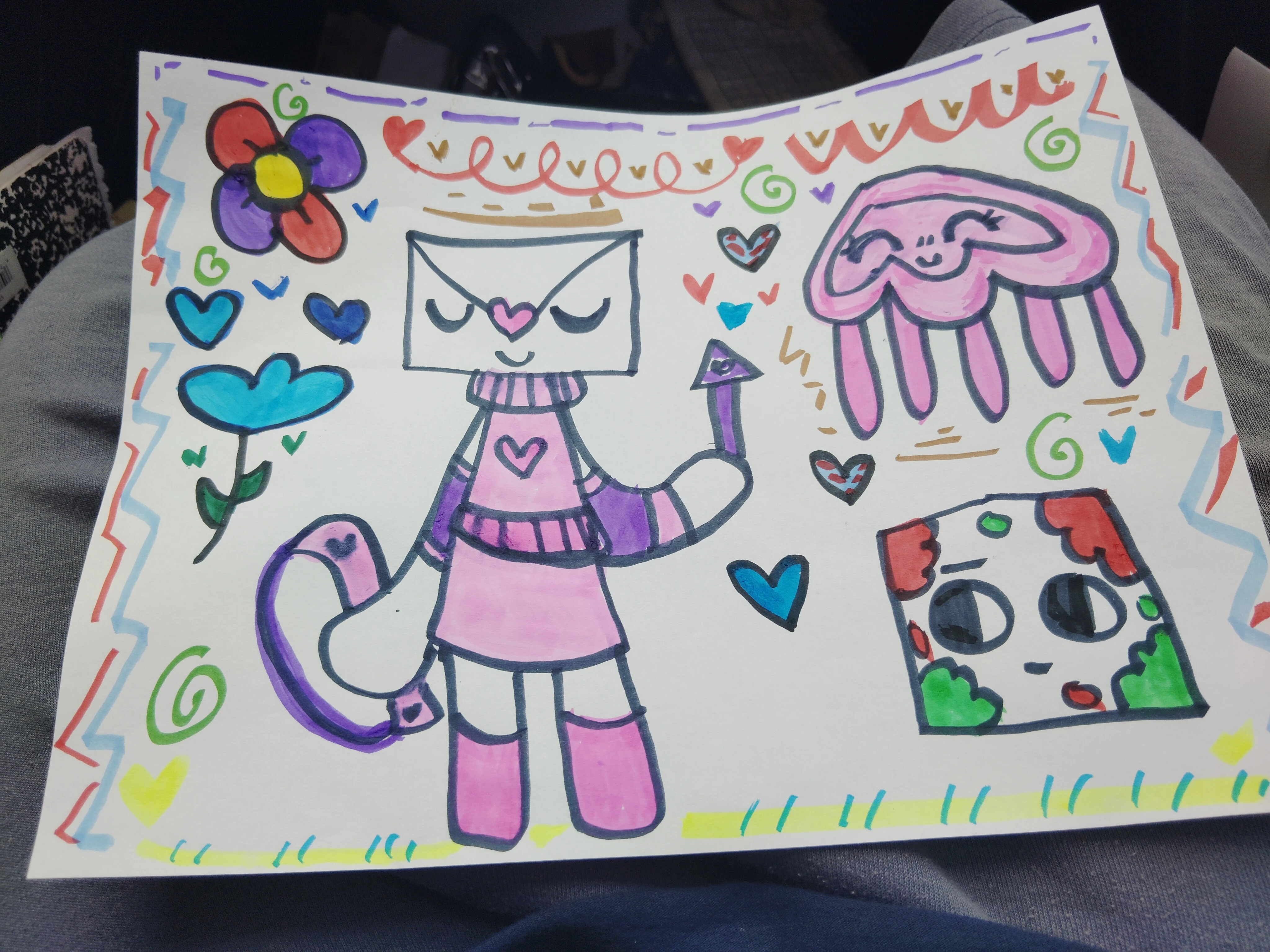Made some doodles with at my therapist appointment | Fandom