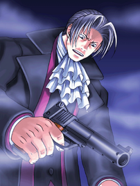 Edgeworth mit pistole