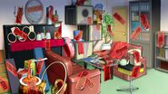 Office while under threat of repossession