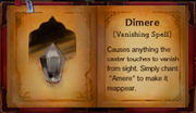 Dimere vanishing spell