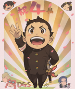 Celebratory art The Great Ace Attorney: Adventures's 4th Anniversary (by Kazuya Nuri)