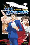 Cover art Phoenix Wright: Ace Attorney manga (Vol. 2)