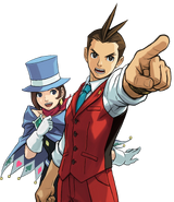 Обложка журнала «Аполло Джастис и таинственная фокусница» Apollo Justice: Ace Attorney