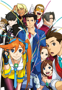 The Art of Phoenix Wright: Ace Attorney - Dual Destinies - cover art