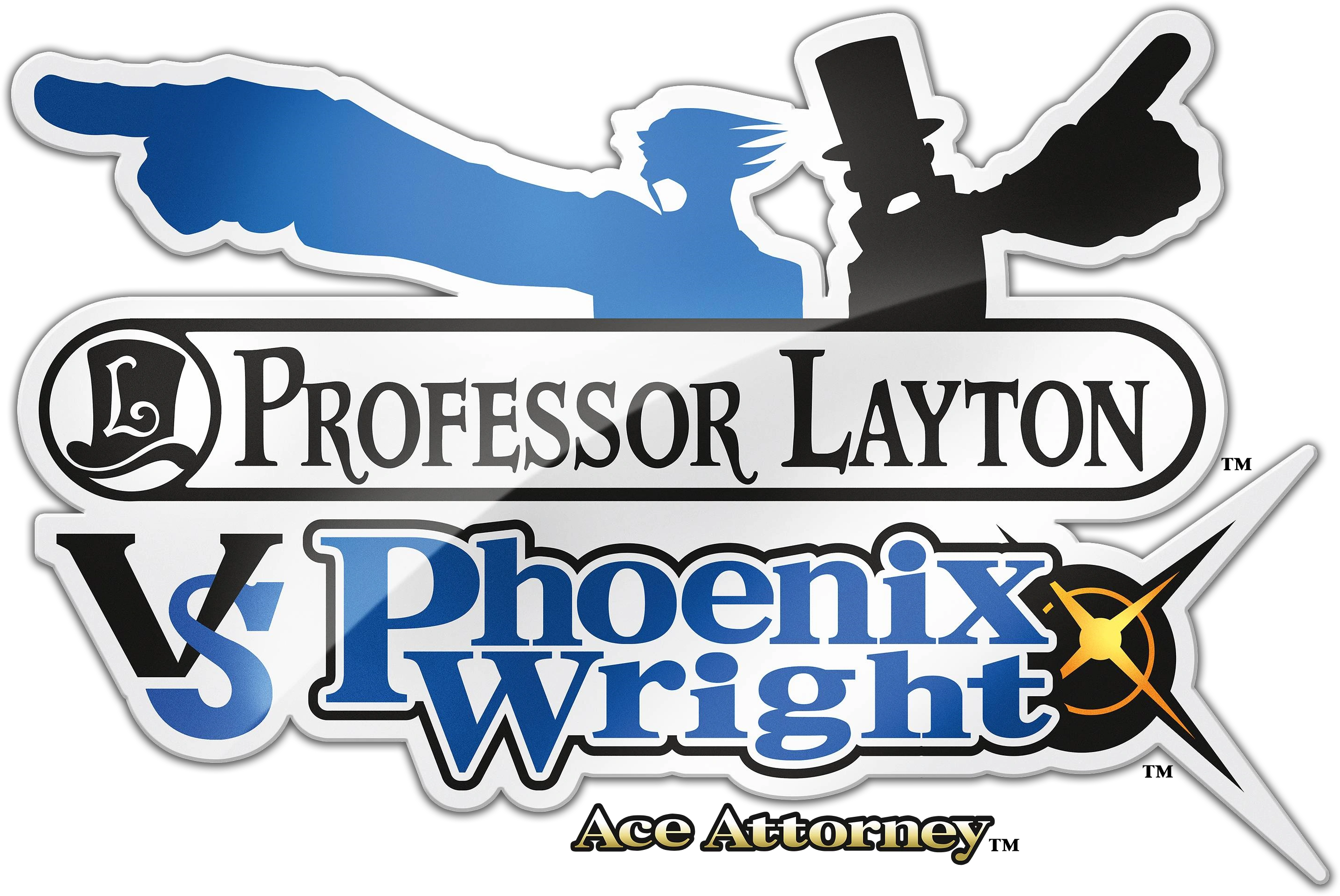 Main Characters Art - Professor Layton vs. Phoenix Wright: Ace