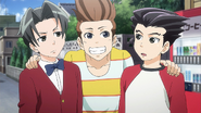 With Miles Edgeworth & Phoenix Wright in the fourth grade