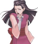 Upper-body illustration (shocked while disguised as Iris) Phoenix Wright: Ace Attorney: Trials and Tribulations (Bridge to the Turnabout)