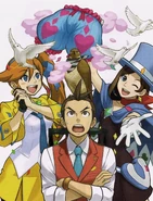 Werbeillustration Phoenix Wright: Ace Attorney: Spirit of Justice