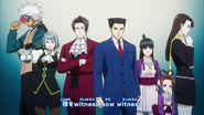 Opening4(1).png (1.65 MB) With Godot, Franziska von Karma, Miles Edgeworth, Wright, Maya, and Pearl Fey in "Reason", the fourth opening