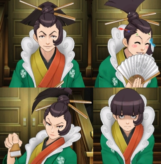 Godot Jove on X: ace attorney characters in order of how