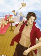 Edgeworth Boat.jpeg (516 KB) Monthly Gyakuten Saiban Snapshot No. 7: Vacation at Sea (by Tatsuro Iwamoto) Gemaga