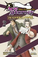 Cover art Ace Attorney Investigations: Miles Edgeworth manga (Vol. 2)