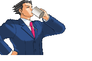 Drinking from coffee mug (Bridge to the Turnabout)