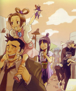 Art from "Naruhodo Gyakuten Saiban!" (5) (by Kumiko Suekane) DreaMaga game magazine