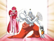 Приходит на помощь Майлзу в костюме