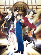 Main visual Ace Attorney anime (Jump Festa 2015)